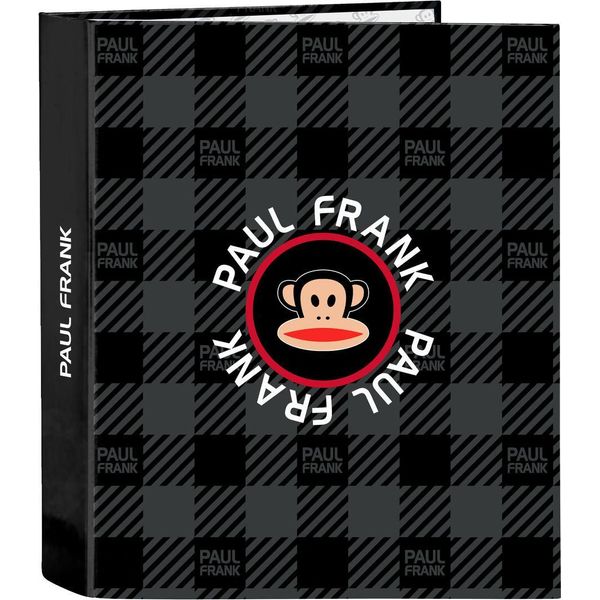 Raccoglitore Ad Anelli Paul Frank Campers Nero A4 (27 X 33 X 6 Cm)-image