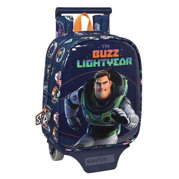 Zaino Scuola Con Ruote Buzz Lightyear Blu Navy (22 X 27 X 10 Cm)-image