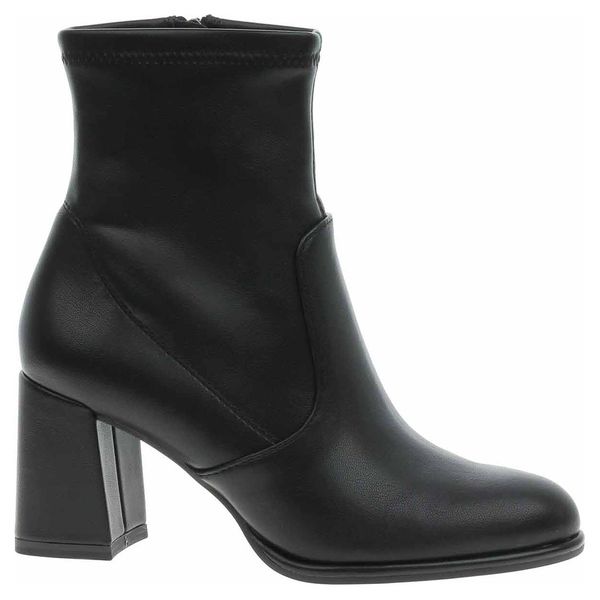 Tamaris Donna Stivaletto Zip Tacco A Blocco Elegante 1-25357-41, Misura:36 Eu, Colore:Nero-image