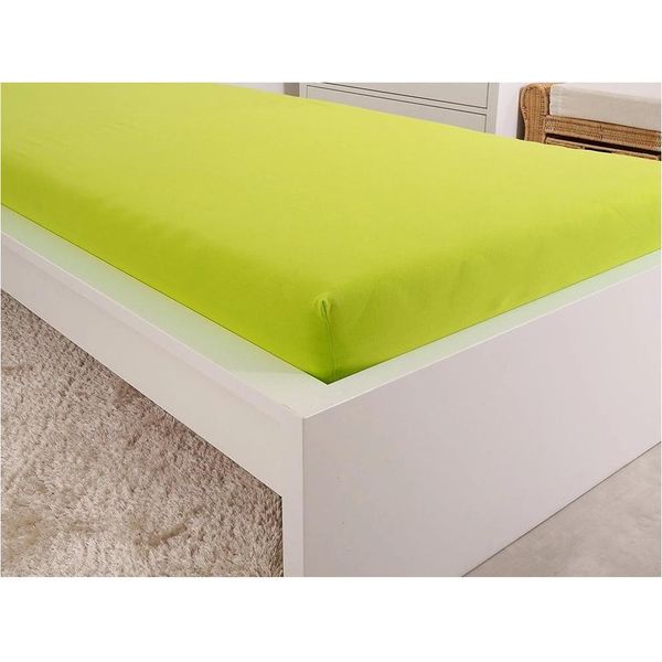 Lenzuolo Per Culla In Jersey Exclusive 70X140 Cm Lime-image