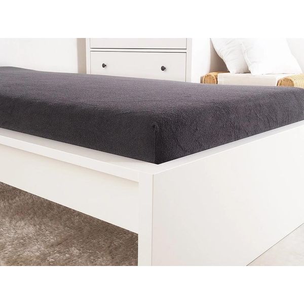 Lenzuolo Per Culla In Spugna Exclusive 70X140 Cm Antracite-image