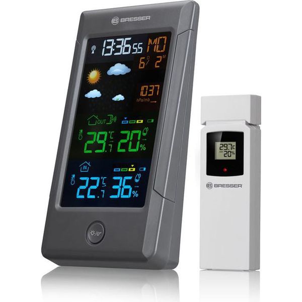 Stazione Meteorologica Bresser Climatetemp Nbf A Colori Con Segnale Dcf 7006500-image