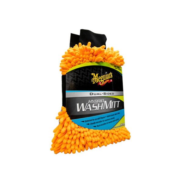 Meguiar's X210200EU Hybrid Microfibre Wash Mitt, Guanto Di Lavaggio-image