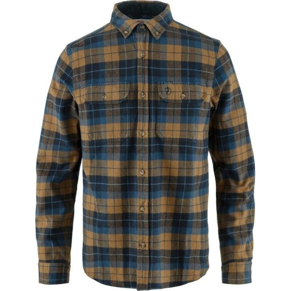 FjÄLlrÄVen FjäLlräVen Singi Heavy Flannel Shirt Uomo Blu 48-image