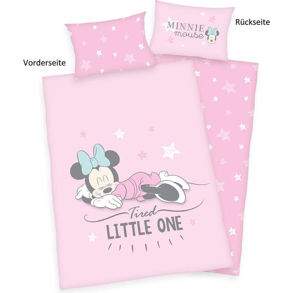 Disney Minnie Mouse - Biancheria Da Letto Reversibile - 40 X 60 / 135 X 100 Cm-image