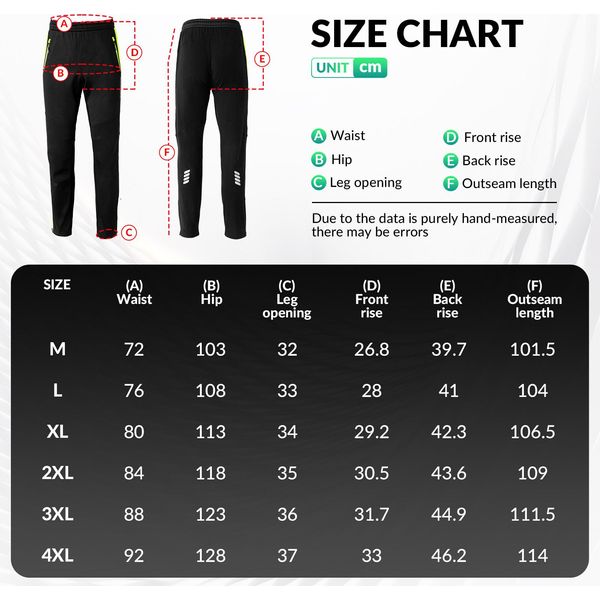 Rockbros Pantaloncini Da Ciclismo Invernali Pantaloncini Termici Pantaloncini Da Ciclismo Per Donne/Uomini Eu Taglia Xxxl-image