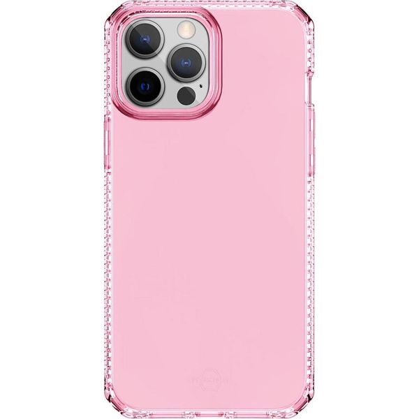 Itskins, Custodia Per Iphone 13 Pro Spectrum Clear Antimicrobica 3 M, Rosa-image