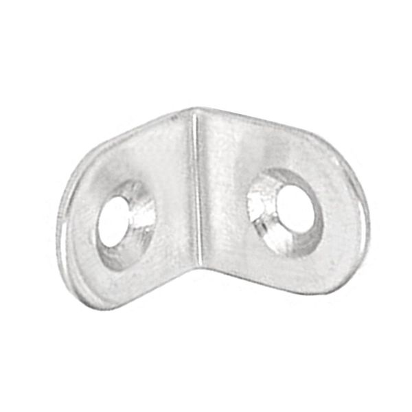 Set Di 40 Connettori Angolari 20X20 Mm | Connettori A L In Legno | Staffe Angolari A 90 Gradi Per Mobili, Armadi - Staffe In Ferro Perforate | 40 Staffe Per Mobili - Staffe In Metallo | Staffe Per Sedie | Staffe Per Pannelli Perforate-image