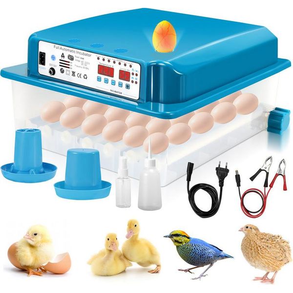 Yakimz Incubatrice Motore Incubatrice Digitale Apparecchio Di Incubazione Uova Led Per 36 Uova Di Gallina-image