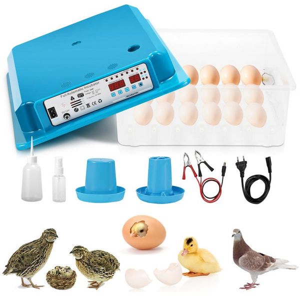 Tolletour Incubatrice Incubatrice Elettrica Incubatrice Digitale Uova Led Per 36 Uova Di Gallina-image