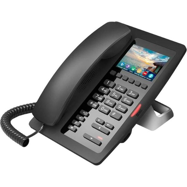 Fanvil H5W, Telefono Ip, Nero, Cornetta Con Filo, In-Band, Out-Of-Band, Sip Info, 2 Linee, 8,89 Cm (3,5")"-image
