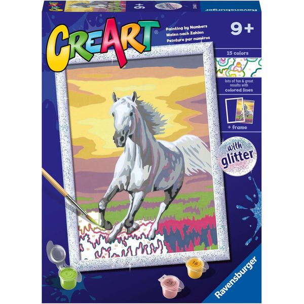 Ravensburger Creart Cavallo Al Tramonto-image