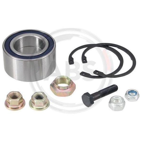 A.B.S. 200007 Kit Cuscinetti Ruota Oe 191498625A Compatibile Con Fiorino, Cordoba, Vento, Polo 6V, Passat 35I, Golf Iv, Golf Iii, Corrado, Caddy, Toledo, Inca, Ibiza-image