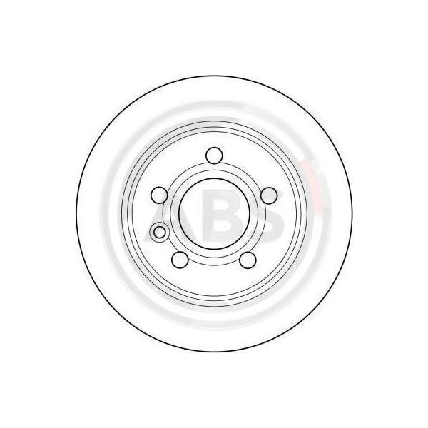 A.B.S. 16298 - Oe 1001094 Disco Freno Per Galaxy (Wgr), Alhambra (7V), Sharan (7M)-image