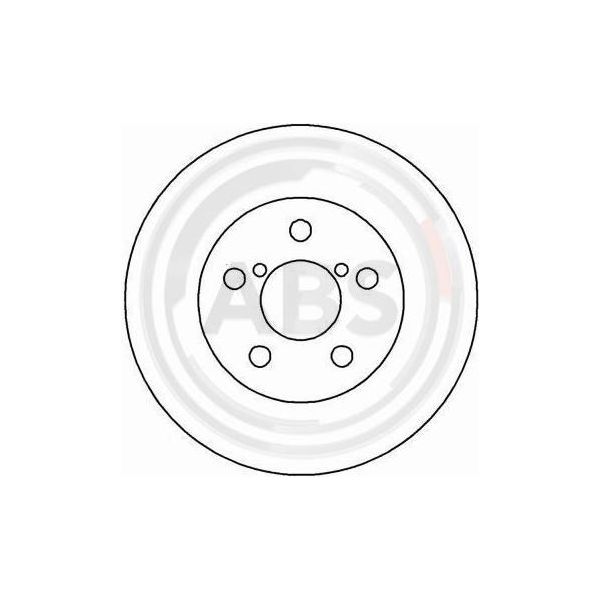 A.B.S. 16554 - Oe 43512 42010 Disco Freno Per Rav 4 I (A1)-image