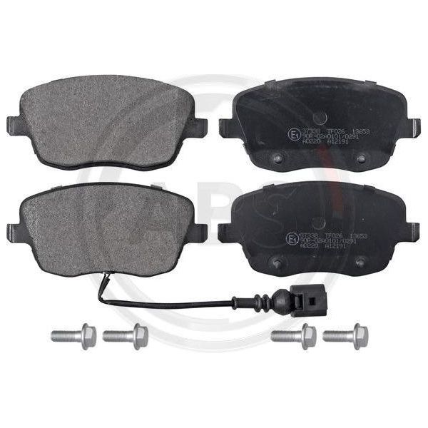A.B.S. 37338 - Set Di Pastiglie Freno Oe 6Q0 698 151C Per Polo 9N, Roomster 5J, Fabia Ii 54, Fabia I 6Y, Ibiza 6L, Cordoba 6L-image