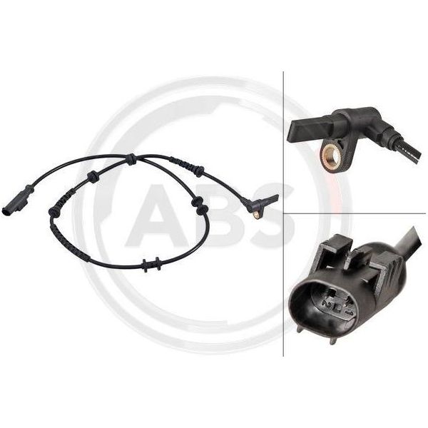 A.B.S. 30666 - Sensore Oe 51745715, Velocità Ruota Per Panda-image