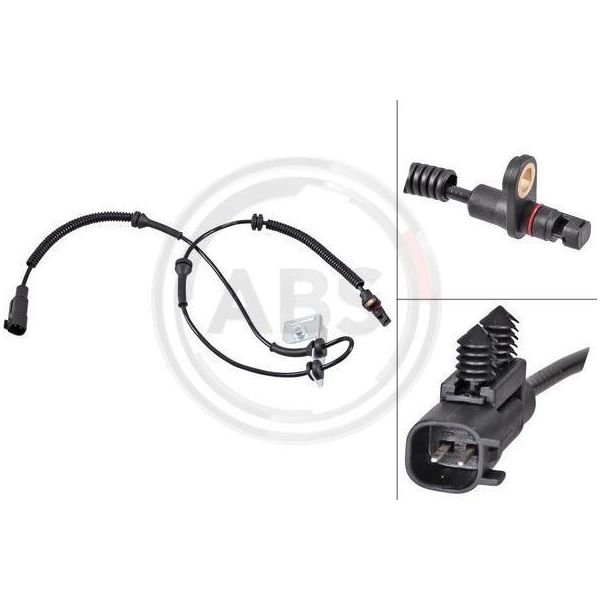 A.B.S. 31822 - Sensore Oe 4721561AD, Velocità Ruota Per Voyager V (Rt)-image