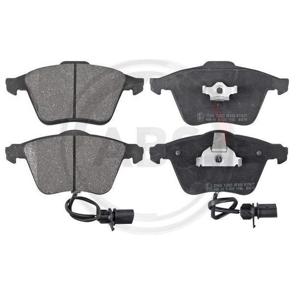 A.B.S. 37426 - Set Di Pastiglie Freno Oe 1K0698151B Per Passat Cc 357, Passat 3C, A6 4F, A3 8P, Golf Vi, Golf V 1K, Eos 1F, Superb Ii 3T, Leon 1P1-image