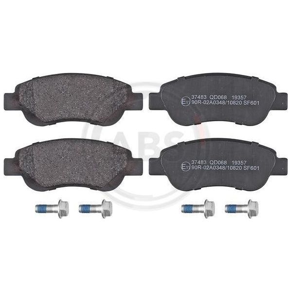 A.B.S. 37483 - Set Di Pastiglie Freno Oe 1611456980 Per C1 Pm, Pn, C1 Ii Pa, Ps, 108, Aygo B1, Aygo B4-image