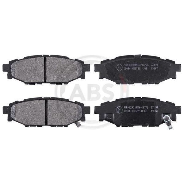 A.B.S. 37499 - Oe 26696 AG010 Set Di Pastiglie Freno Per Gt 86 ZN6-image