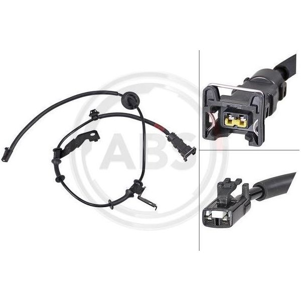 A.B.S. 32088 - Oe 91921C8000 Sensore, Velocità Ruota Per I20 (Gb, Ib)-image