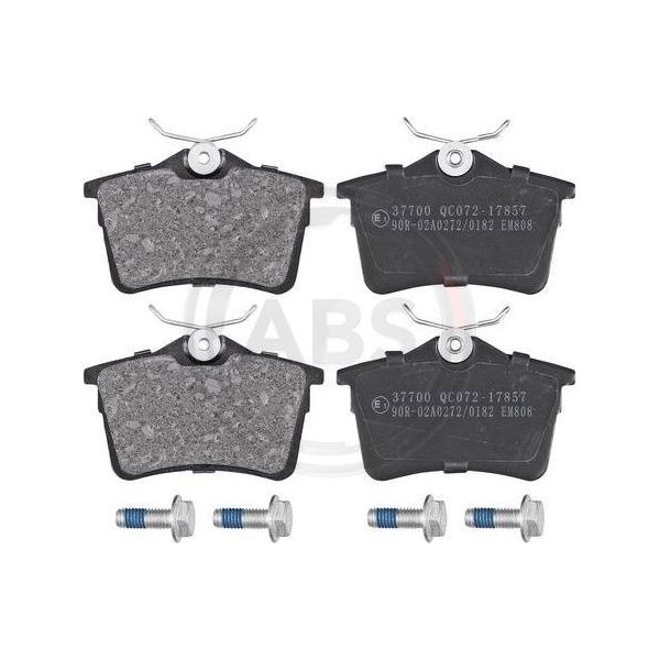 A.B.S. 37700 - Set Di Pastiglie Freno Oe 1608520480 Per Partner Tepee, Partner, 308 Sw I, Berlingo-image