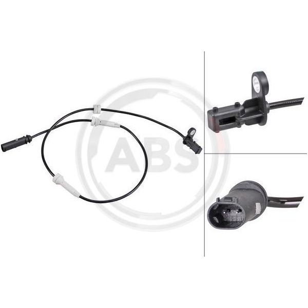 A.B.S. 32053 - Sensore Oe 34526859589, Velocità Ruota Per Serie 8 (F93, G16), Serie 8 (F92, G15), Serie 8 (F91, G14), Serie 7 (G11, G12), Serie 6 Gt (G32), Serie 5 (G31), Serie 5 (F90, G30)-image