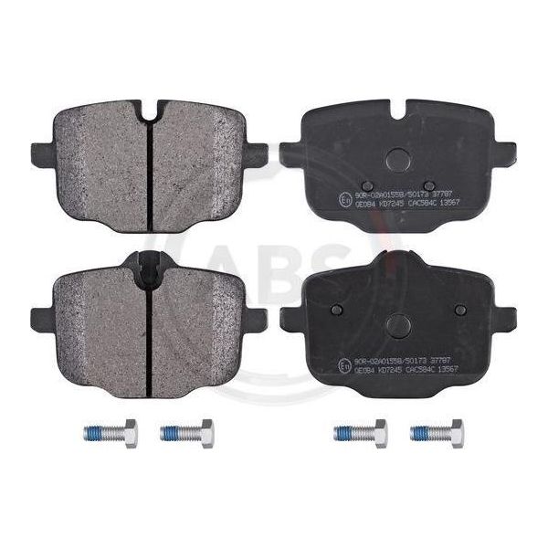 A.B.S. 37787 Set Pastiglie Freno, Freno A Disco Oe 34216775346 Compatibile Con Serie 3 G20, Serie 4 G22, Serie 5 F10, Serie 5 G30, Serie 5 F11, Serie 5 G31, 6 F12, 6 F13, 6 F06, 6 G32, 7 G11, 8 F91, 8 F92, 8 F93, Ix, IX3, X3, X4, X5, X6, X7-image