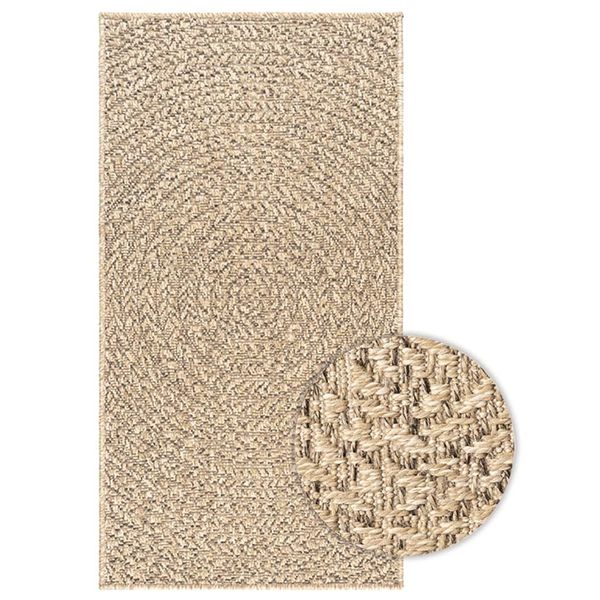 Vidaxl Tappeto Zizur 60X110 Cm Effetto Juta Per Interni Ed Esterni-image