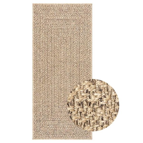 Vidaxl Tappeto Zizur 80X200 Cm Effetto Juta Per Interni Ed Esterni-image