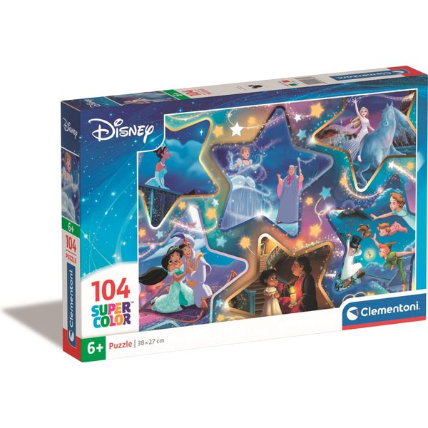Puzzle Clementoni 104 Pezzi Superkolor Magical Moments 25766-image