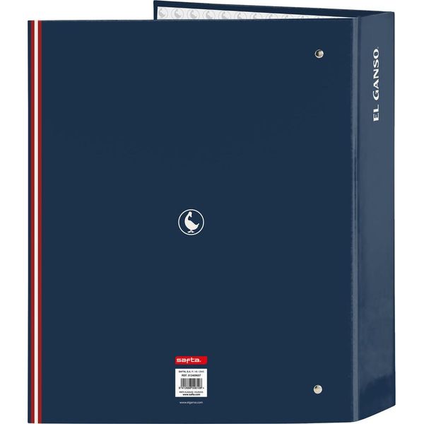 Raccoglitore Ad Anelli El Ganso Classic Blu Navy A4 27 X 33 X 6 Cm-image