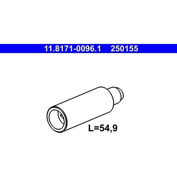 Ate 11.8171-0096.1 Perno Di Guida, Pinza Freno Oe 34116776934 Compatibile Con A6 4G, A7 4G, A8 4H, Q5, Serie 5 F10, Serie 5 F07, Serie 5 F11, Serie 6 F12, Serie 6 F13, Serie 7 F01, X5, X6, Galaxy, S-Max, E-Pace, F-Pace, I-Pace, Xe, Xf, Discovery, Evoque, Velar, Classe E, Classe Gl, Classe M, Classe R, Classe S, Slk, S60, S90, V60, V90, XC40, XC60, XC90, Multivan V, Transporter V-image