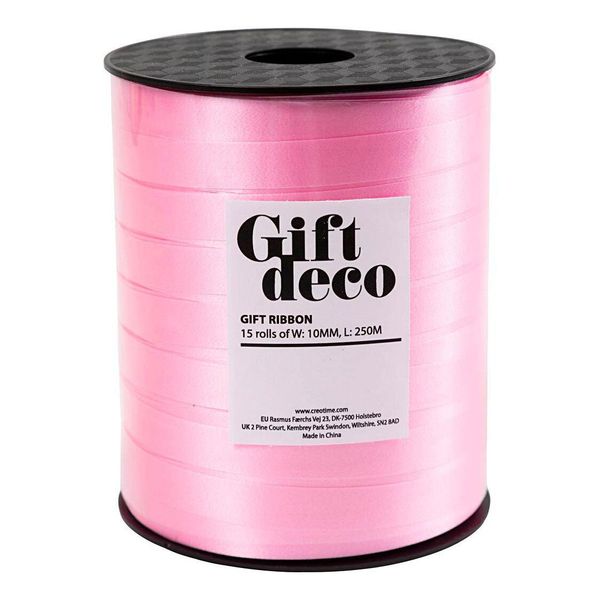 Creativ Company Nastro Regalo Rosa Chiaro 250M Decorazione Artigianale-image