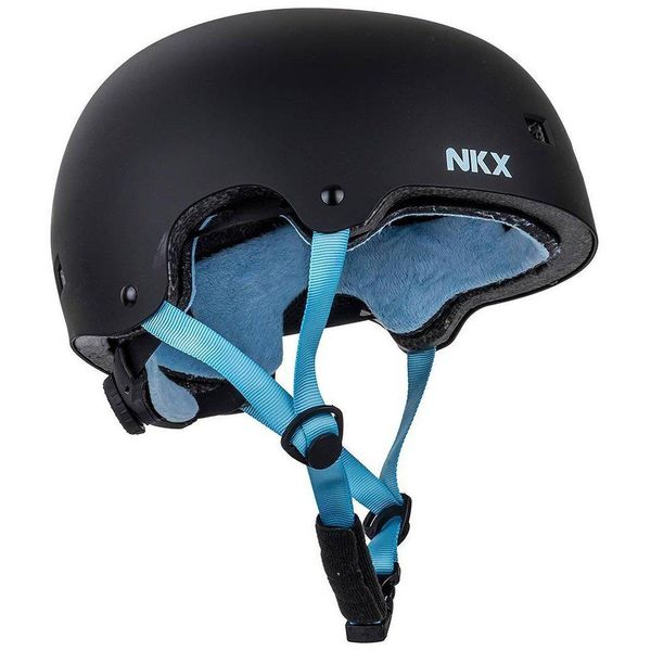 Casco Freestyle Nkx Brain Saver, Nero-Blu, Varie Taglie-image