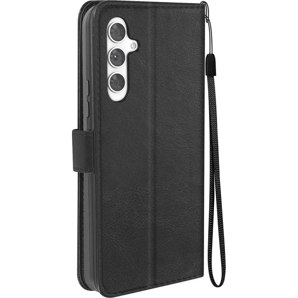 Mayaxess, Custodia A Portafoglio Samsung Galaxy A54 5G Funzione Stand Con Cinturino, Nero-image