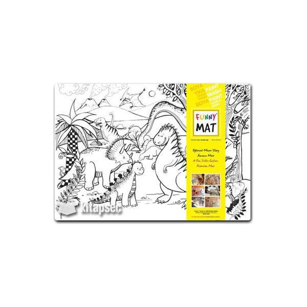 Dinosaur World - Tappetino Da Tavolo Cancellabile Per Piccoli Artisti Ed Esploratori Creativi-image