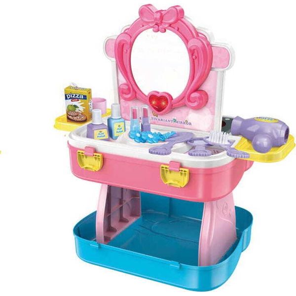 Divertimento Per I Bambini A Cucinare Due Giocattoli In Uno Giocattolo Per Cucinare Giocattolo Da Toilette Per Bambini-image