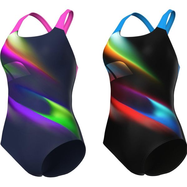 Arena Diagonals Costume Da Bagno Per Donna, Colore:Nero, Taglia:36-image