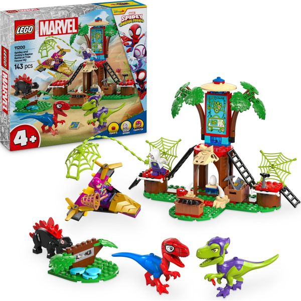 Lego Lego® Spidey E I Suoi Super Amici 11200 La Resa Dei Conti Alla Casa Sull'albero: Spidey-Rex Contro Gobby-Raptor 11200-image