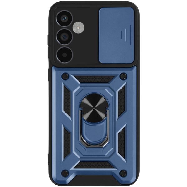 Mayaxess, Custodia Protettiva Per Samsung Galaxy A55, Cover Fotocamera Con Supporto Ad Anello, Blu Scuro-image