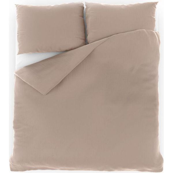 Biancheria Da Letto In Mussola Francese 220X200, 70X90Cm Beige-image