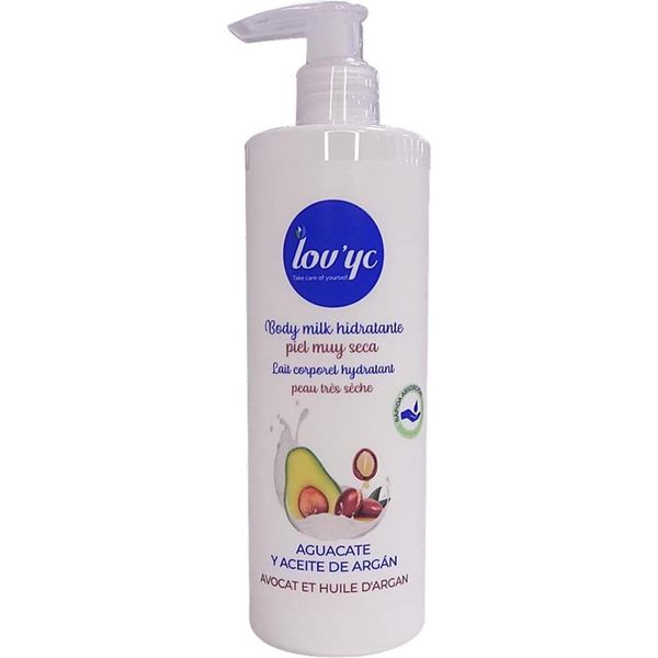 Lovyc Avocado & Arganö L Latte Idratante Per Il Corpo Pelle Molto Secca 400Ml-image