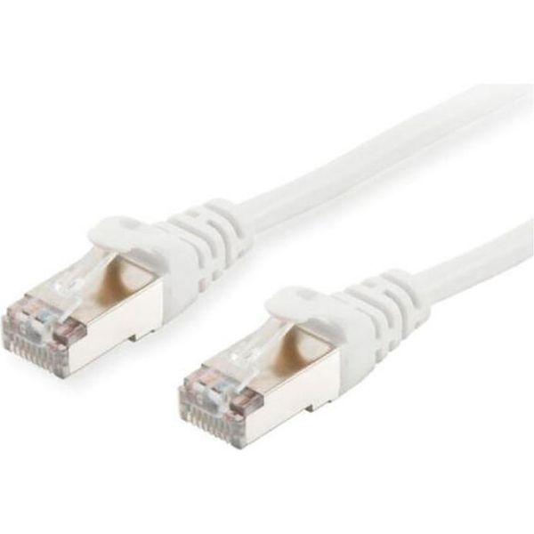 Equip - Cavo Patch - Da RJ-45 (M) A RJ-45 (M) - 25,0 M - S/Ftp, Pimf - Cat 6A - Senza Alogeni, Stampato, A Trefoli - Bianco (60-image
