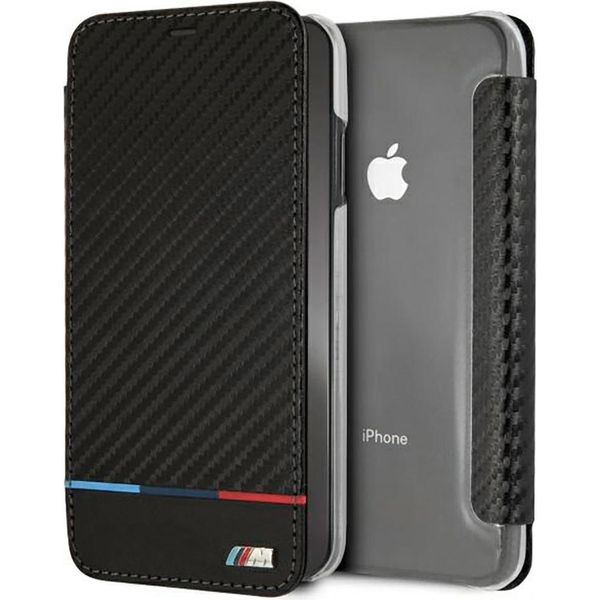 Bmw Bmtrbki65Pucartcbkiphone Xs Max Book Czarny/Nero Carbon Tricolor Stripe-image