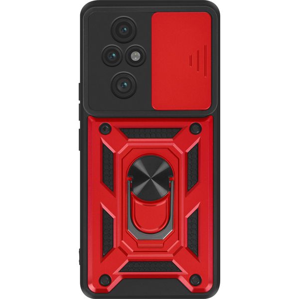 Mayaxess, Cover Protettiva Per Honor 200 Pro, Cover Per Fotocamera Con Supporto Ad Anello, Rosso-image