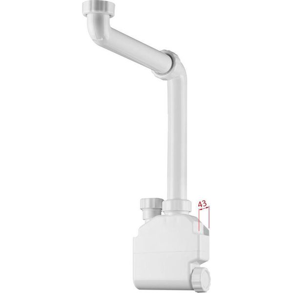 Bruckner | Sifone Salvaspazio 5/4" - 32 Mm - Bianco - Salvaspazio - Ideale Per Bagni E Lavabi"-image
