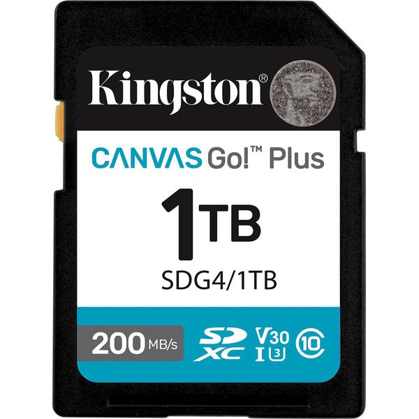 Kingston Technology Canvas Go! Plus 1TB Sdxc Canvas Go Plus Gen4 200Mb/S C10 UHS-I U3 V30-image