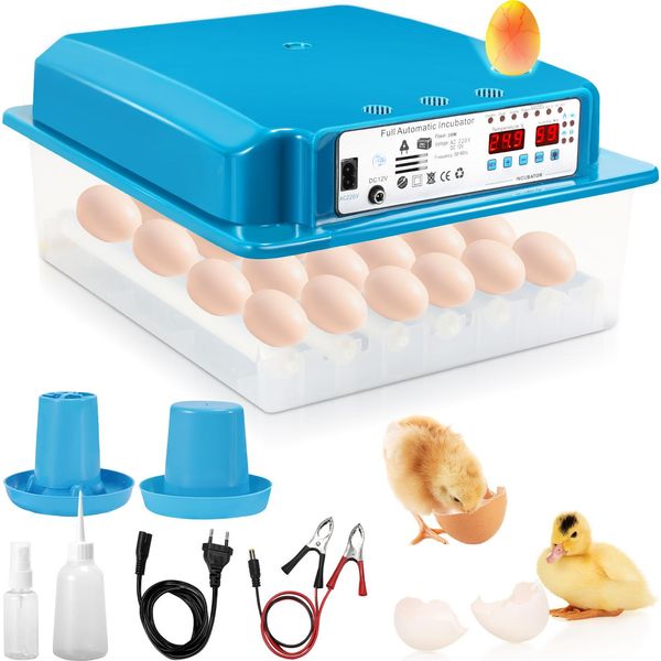 Incubatrice Aopunly Incubatrice Automatica Con Sistema Di Rotazione Completamente Automatico 36 Uova Per Polli Incubatrice Per Uova-image